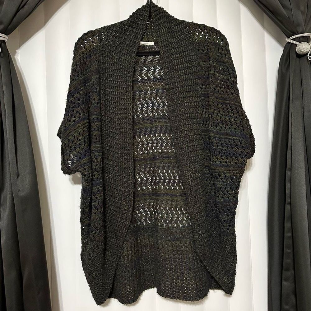 Multicolor Olive crochet cardigan